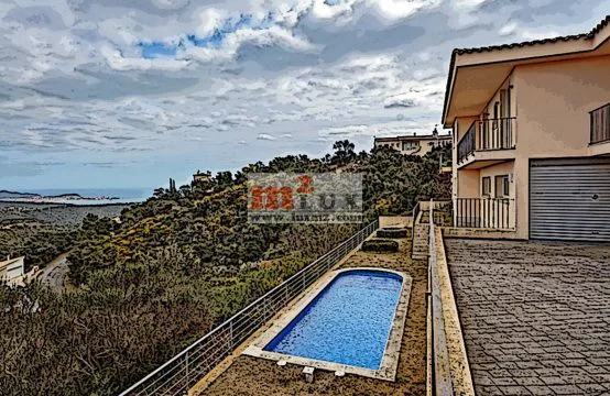 Villa avec vue panoramique sur la mer, Playa de Aro, Costa Brava, Espagne