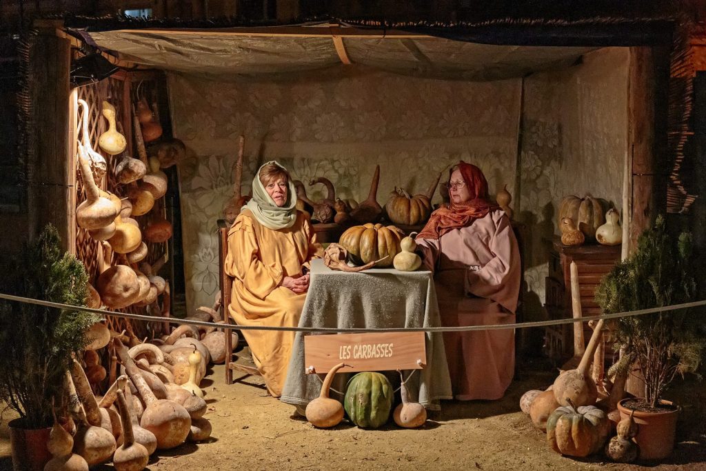 Live nativity scenes in Calonge.
