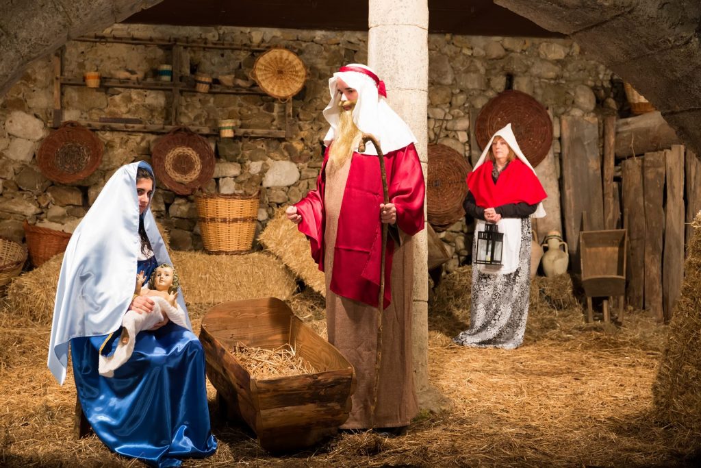 Live nativity scenes in Castell d’Aro.