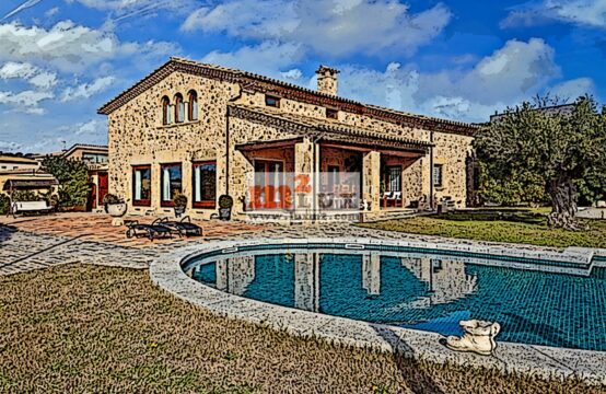 Magnificent house with sea views in Sant Feliu de Guixols, Costa Brava, Spain.