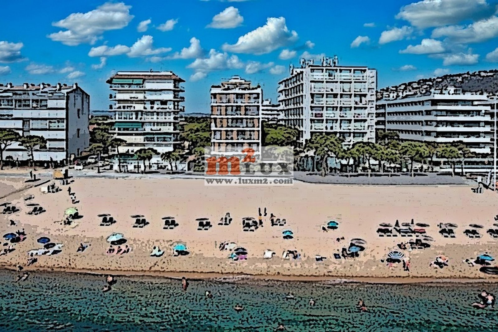 Apartment in a new building on the first line of the sea in Playa de Aro.